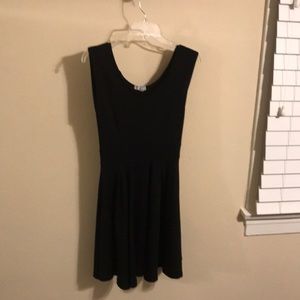 Black skater dress